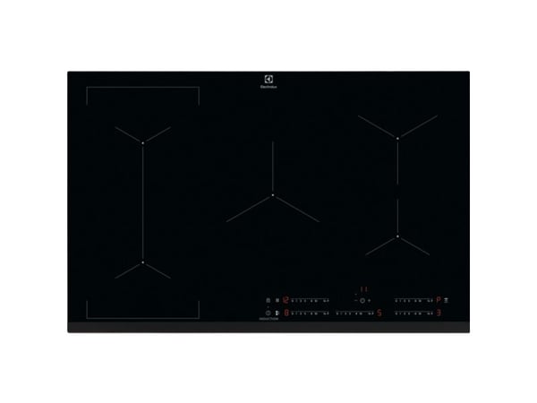 Electrolux EIV835, Sort, Innebygget, 80 cm, Sonebasert induksjon, 5 zone(s), 5 zone(s)