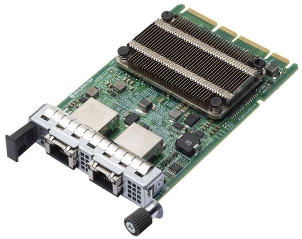 Broadcom NetXtreme E-Series N210TP - Nätverksadapter - PCIe 3.0 x8 - Gigabit Ethernet/10 Gb Ethernet x 2