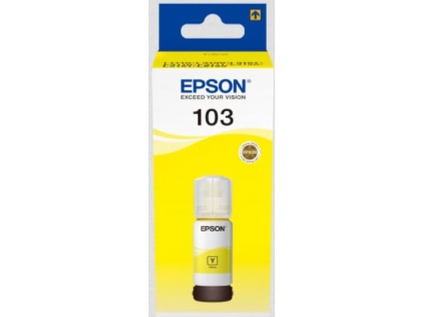 Epson 103 - 65 ml - gul - original - blekkrefill - for EcoTank L3150, L3151, L5190