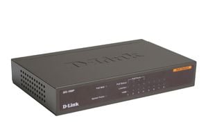 D-Link DES-1008PA, Hallitsematon, Fast Ethernet (10/100), Power over Ethernet -tuki