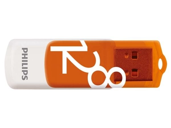 Philips FM12FD05B Vivid Edition 2.0 - USB-flashstasjon - 128 GB - USB 2.0 - snøhvitt