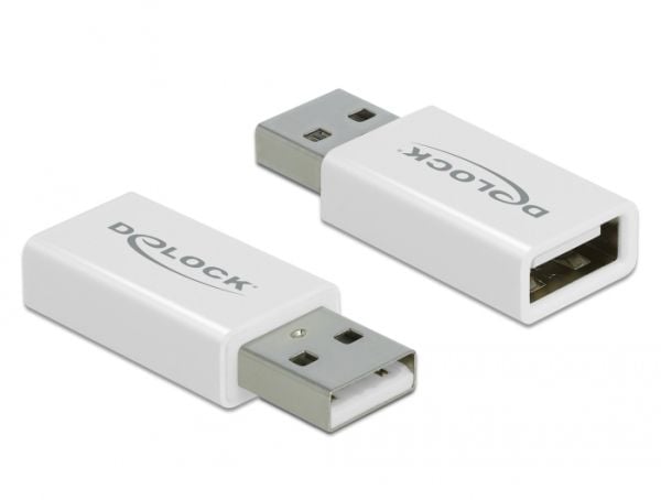DeLOCK 66530, USB 2.0 Type-A, USB 2.0 Type-A, Valkoinen