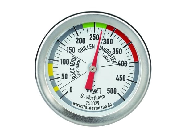 TFA-Dostmann 14.1029, Termometer, Rustfritt stål, Rustfritt stål, 67 mm, 5,2 cm, 37 g