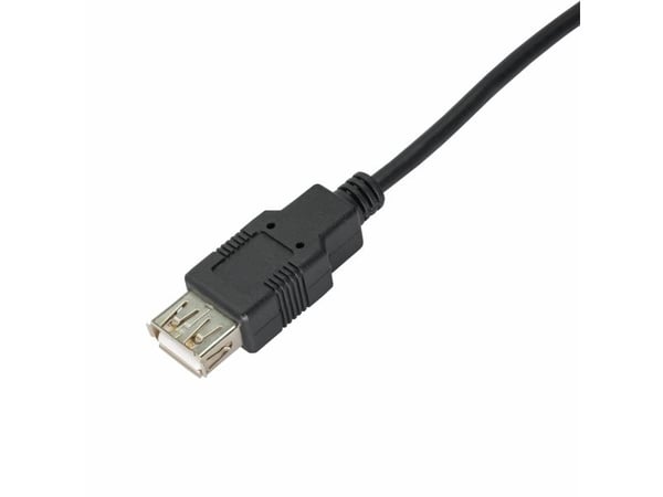 Akyga AK-USB-19 - USB-kabel - USB (hann) til USB (hunn) - USB 2.0 - 3 m - svart