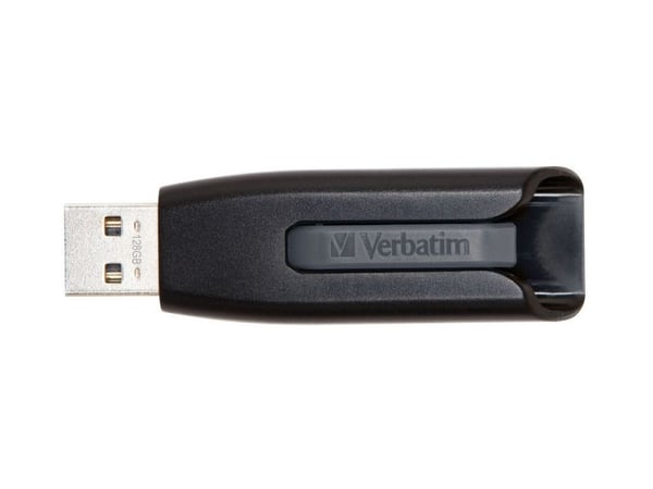 Verbatim Store 'n' Go V3 - USB-minnepinne - 128 GB - USB 3.2 Gen 1 - utgitt Verbatim Store 'n' Go V3 - USB-minnepinne - 128 GB - USB 3.2 Gen 1 - utgitt