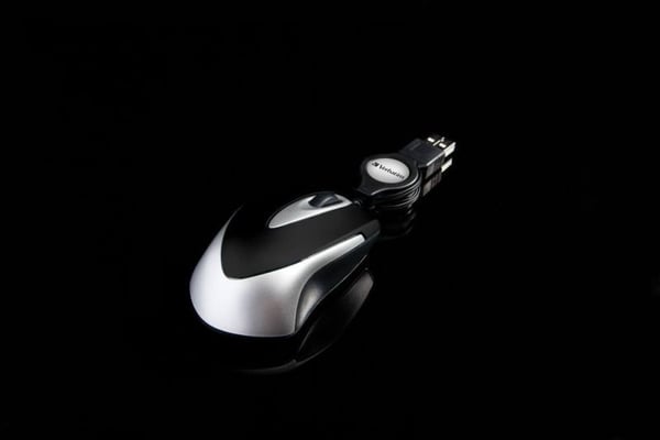 Verbatim Go Mini, Molempikätinen, Optinen, USB A-tyyppi, 1000 DPI, musta