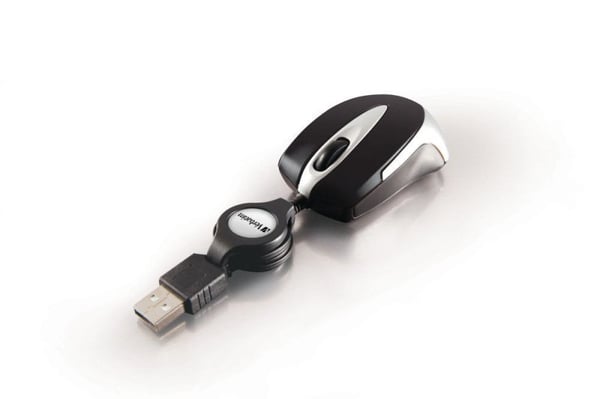 Verbatim Go Mini, Molempikätinen, Optinen, USB A-tyyppi, 1000 DPI, musta