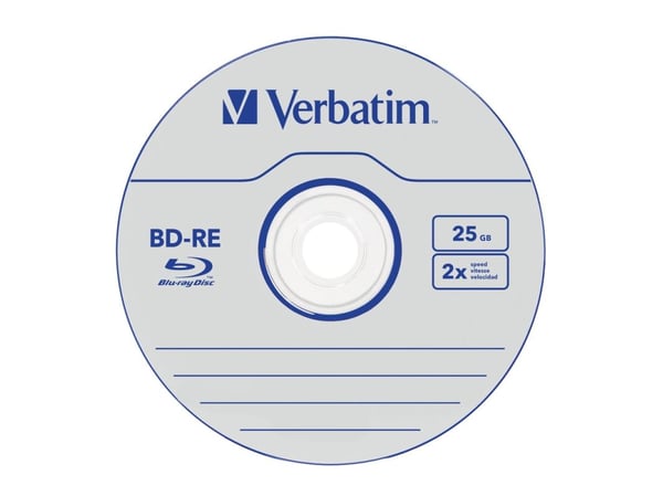Verbatim - 5 x BD-RE - 25 GB 2x - cd-levyt - 5 x BD-RE - 25 GB 2x - cd-levyt