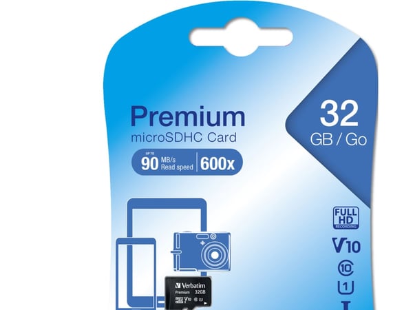 Verbatim - Flash-minnekort - 32 GB - Klasse 10 - microSDHC