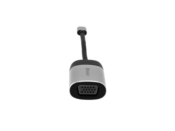 Verbatim - Videoadapteri - 24-nastainen USB-C (han) til HD-15 (VGA) (hun) - USB 3.1 Gen 1 - 10 cm