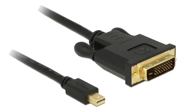 DeLOCK 83989, 2 m, Mini DisplayPort, DVI-D, Uros, Uros, Kulta
