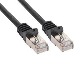 InLine 72505S, 5 m, Cat5e, SF/UTP (S-FTP), RJ-45, RJ-45, Sort