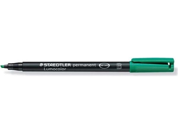 STAEDTLER Lumocolor foliepenn 1,0 - 2,5 mm grønn