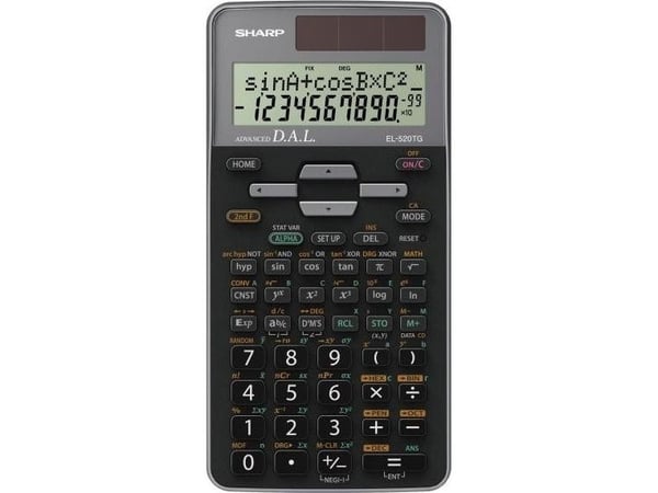 Sharp vitenskapelig kalkulator (SH-EL520TGGY)