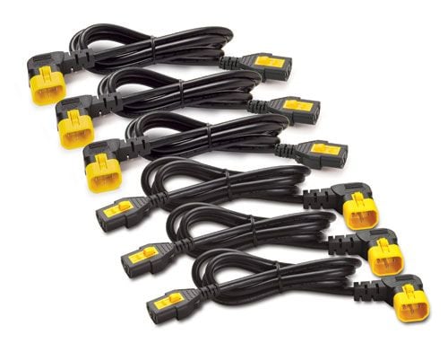 APC - Strömkabel - power IEC 60320 C13 till IEC 60320 C14 - 10 A - 1.83 m - 90° anslutning - svart - Världsomspännande - för P/N: SCL500RMI1U, SCL5...