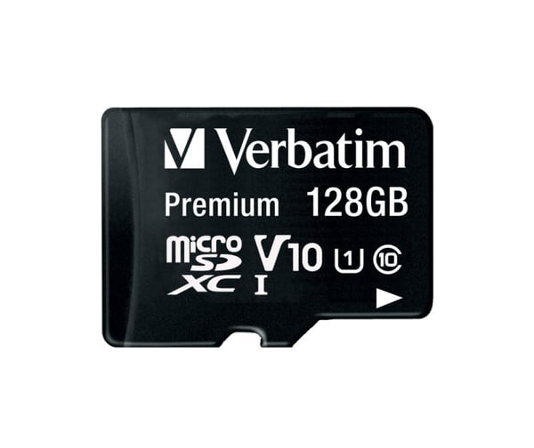 Verbatim Premium - Flashminnekort (SD-adapter inkludert) - 128 GB - UHS Class 1 / Class10 - 300x - microSDXC UHS-I