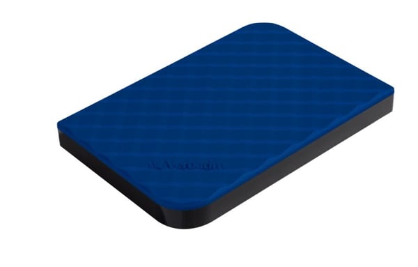 Verbatim Store 'n' Go Portable - Harddisk - 1 TB - ekstern (bærbar) - USB 3.0 - 5400 rpm - blå