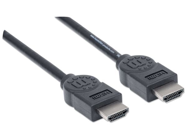 Manhattan 306119, 1,8 m, HDMI Type A (Standard), HDMI Type A (Standard), 3D, 10,2 Gbit/sek., Svart