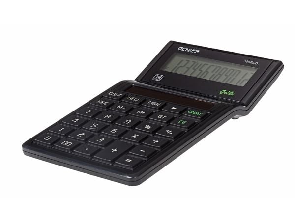 GENIE kalkulator GENIE kalkulator 305 ECO* (blå engel)
