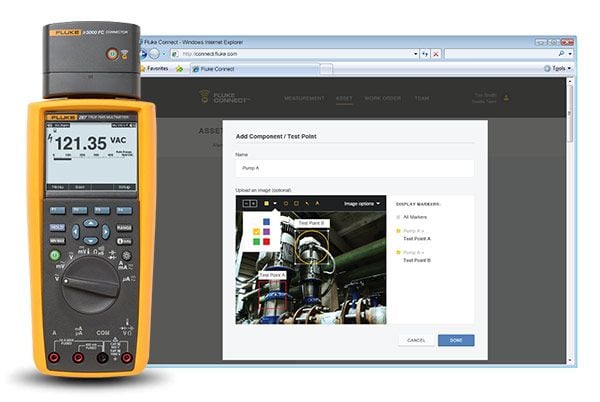 Fluke 287, 4,5 siffer, batteri, AA, alkalisk, 102 mm, 60 mm