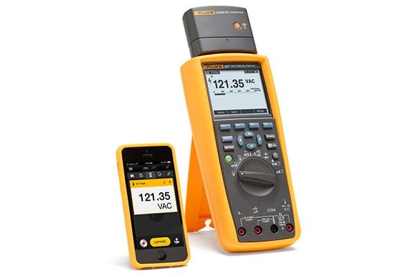 Fluke 287, 4,5 siffer, batteri, AA, alkalisk, 102 mm, 60 mm