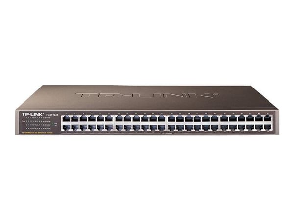 TP-LINK TL-SF1048 - Kytkin - 48 x 10/100 - monitoimikytkimet statuksen mukaan