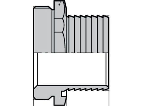 Lapp 52003100, Ruostumaton teräs, Messinki, 1 kpl, -20 - 80 °C