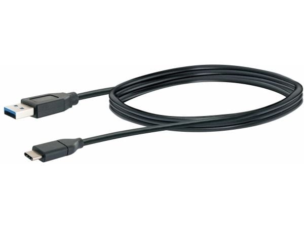 Schwaiger Professional - USB-kabel - USB-type A (hann) til 24 pin USB-C (hann) - USB 3.1 - 1 m - svart