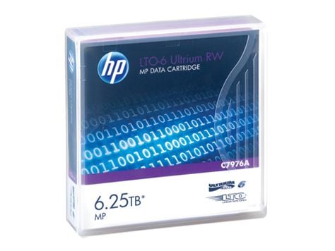 HPE Ultrium RW Eco Case Data Cartridge - 20 x LTO Ultrium 6 - 2.5 TB / 6.25 TB - påskrivningsetiketter - purpur - for StorageWorks SAS Rack-Mount Kit