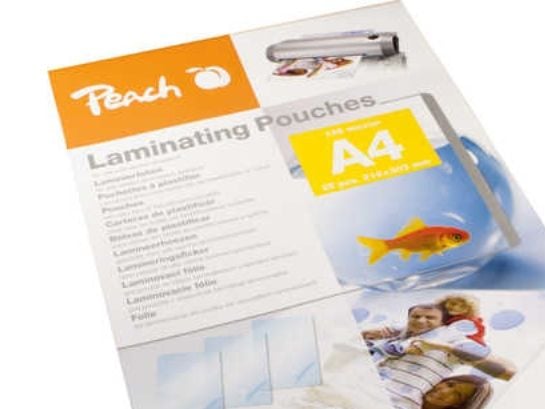 Peach - 25-pack - blanke lamineringspunger