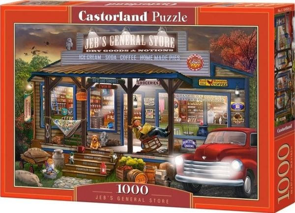Castorland Jeb''s General Store 1000 pcs, 1000 kpl, Rakennukset, 9 vuosi/vuosia