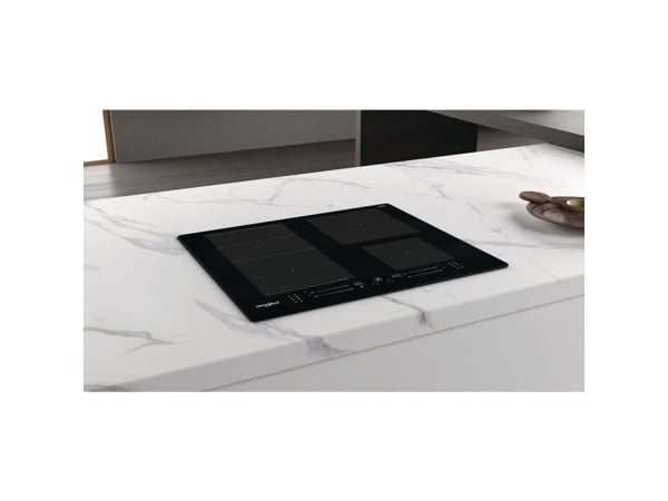 Whirlpool WF S7560 NE, Svart, Innebygget, 60 cm, Sonebasert induksjon, Keramisk, 4 zone(s)