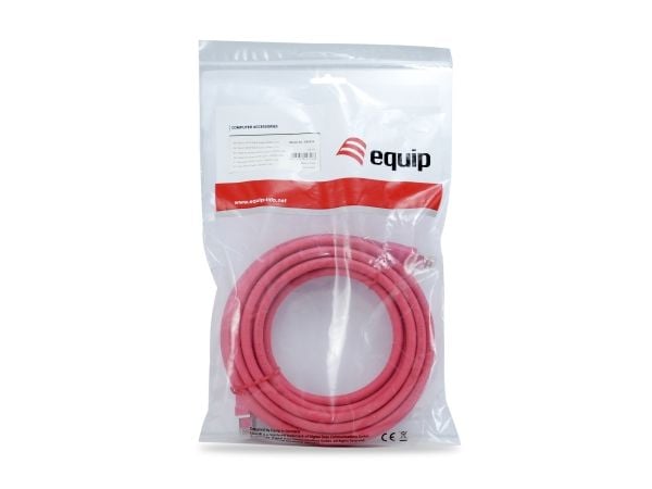 Equip 608024, 5 m, Cat8.1, S/FTP (S-STP), RJ-45, RJ-45, Rød