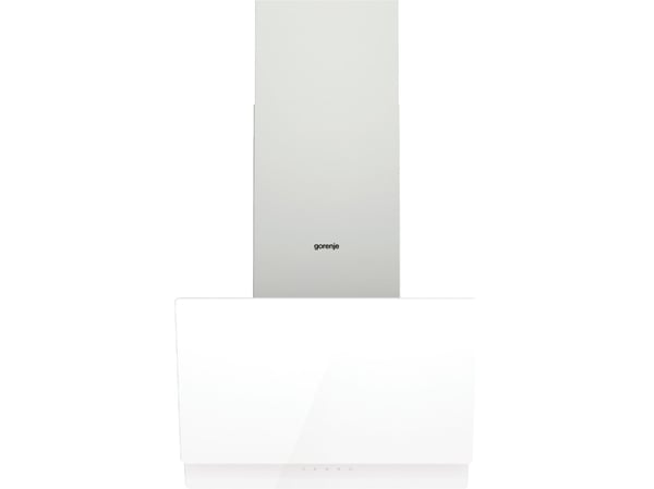 Gorenje Essential WHI649EXGW - Panser - skorsteinvinklet - bredde: 60 cm - dybde: 33.5 cm - ekstraksjon og resirkulasjon (-) - med intern motor - r...