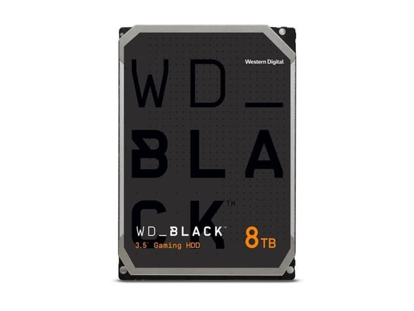 WD Black WD8001FZBX - Harddisk - 8 TB - intern - 3.5" - SATA 6Gb/s - 7200 rpm - buffer: 256 MB
