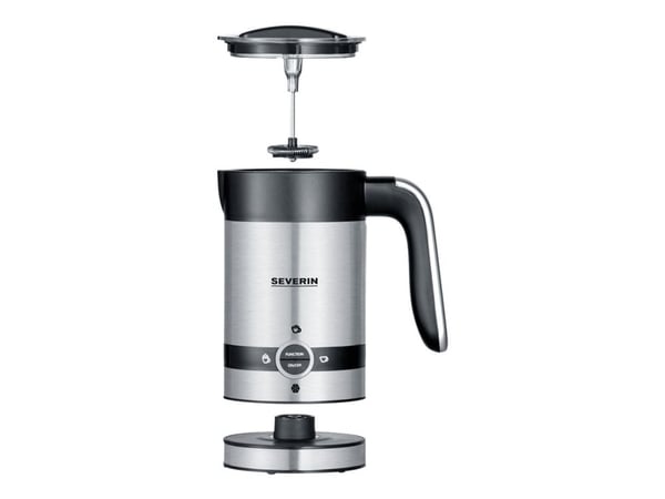 SEVERIN SM3584 - Melkeskummer - 0.2 liter - 450 W - mattsvart / børstet rustfritt stål