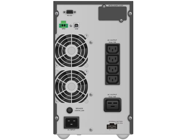 PowerWalker VFI 3000 TGB - UPS - 2700 watt - 3000 VA - 9 Ah - RS-232, USB - utgangskontakter: 5
