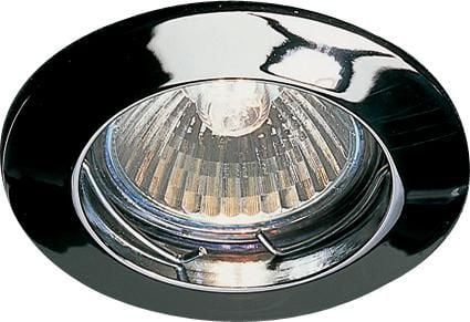 Zamax downlight 35W 12V, Ø74 mm, børstet aluminium, fatning G5,3 fast - STANDARD
