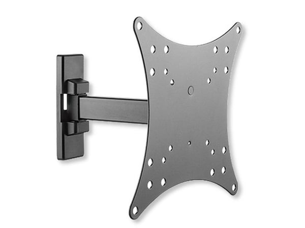 TECHly - Brakett - justerbar arm - for LCD-TV - svart - skjermstørrelse: 23"-42" - veggmonterbar