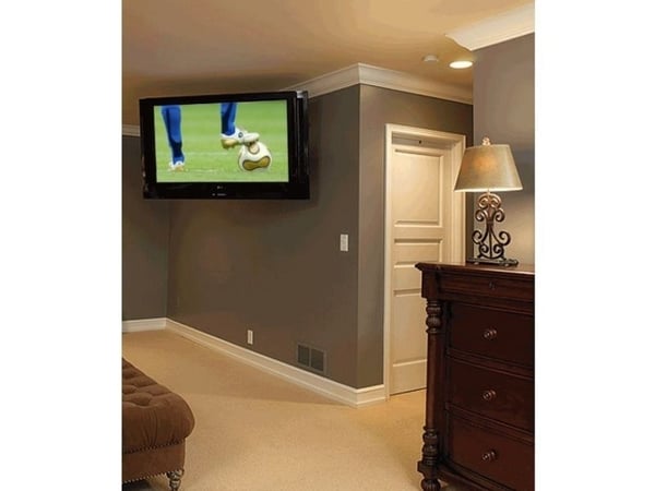 TECHly - Brakett - justerbar arm - for LCD-TV - svart - skjermstørrelse: 23"-42" - veggmonterbar