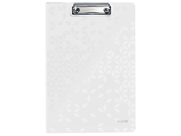 Leitz WOW - Notatbrettmappe - for A4 (210 x 297 mm) - kapasitet: 75 ark - hvit
