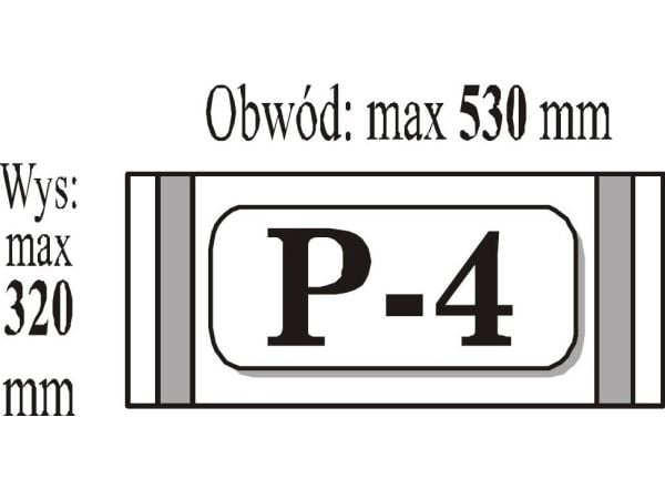 IKS Selvklebende deksel P-4 A4 p50 IKS - IKS P4 A4