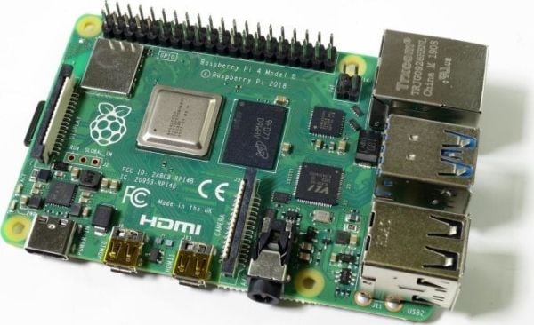 Raspberry Pi 4 Model B - Dator med ett kort - Broadcom BCM2711 / 1.5 GHz - RAM 4 GB - 802.11a/b/g/n/ac, Bluetooth 5.0