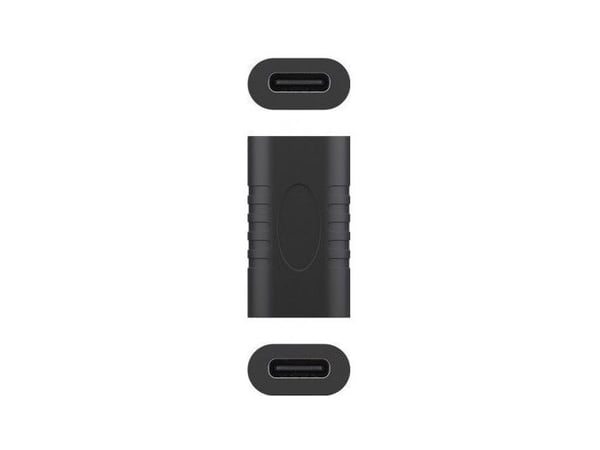 CoreParts - USB-adapter - USB-C (hona) till USB-C (hona) - 5 - 20 V - 2.25 A - svart