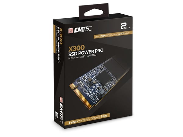 Emtec X300, 2000 GB, M.2, 2500 MB/s