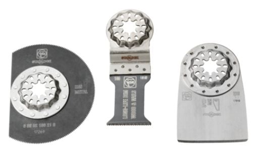 Fein Combo Renovation - Saw blade and spatula set - 3 deler - Starlock