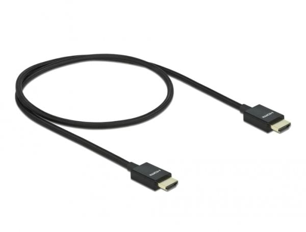 DeLOCK 85383 HDMI-kabel 0,5 m HDMI Type A (standard) Svart (85383)