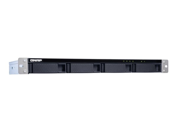 QNAP TL-R400S - Harddiskarray - 4 brønner (SATA-600) - SATA 6Gb/s (ekstern) - kan monteres i rack - 1U