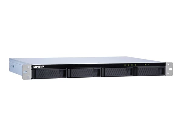 QNAP TL-R400S - Harddiskarray - 4 brønner (SATA-600) - SATA 6Gb/s (ekstern) - kan monteres i rack - 1U