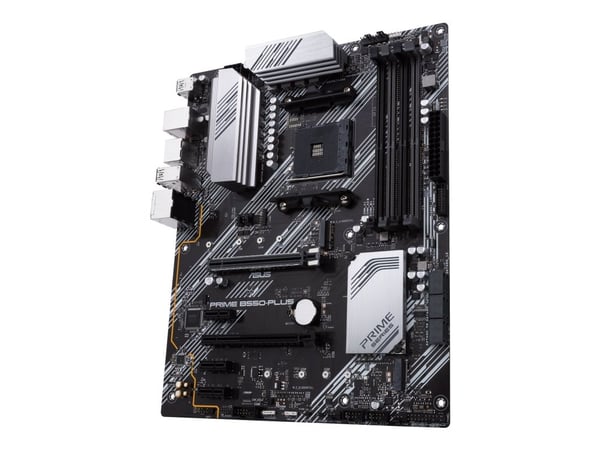 ASUS PRIME B550-PLUS - Moderkort - ATX - Socket AM4 - AMD B550 Chipuppsättning - USB-C Gen2, USB 3.2 Gen 1, USB 3.2 Gen 2 - Gigabit LAN - inbyggda ...